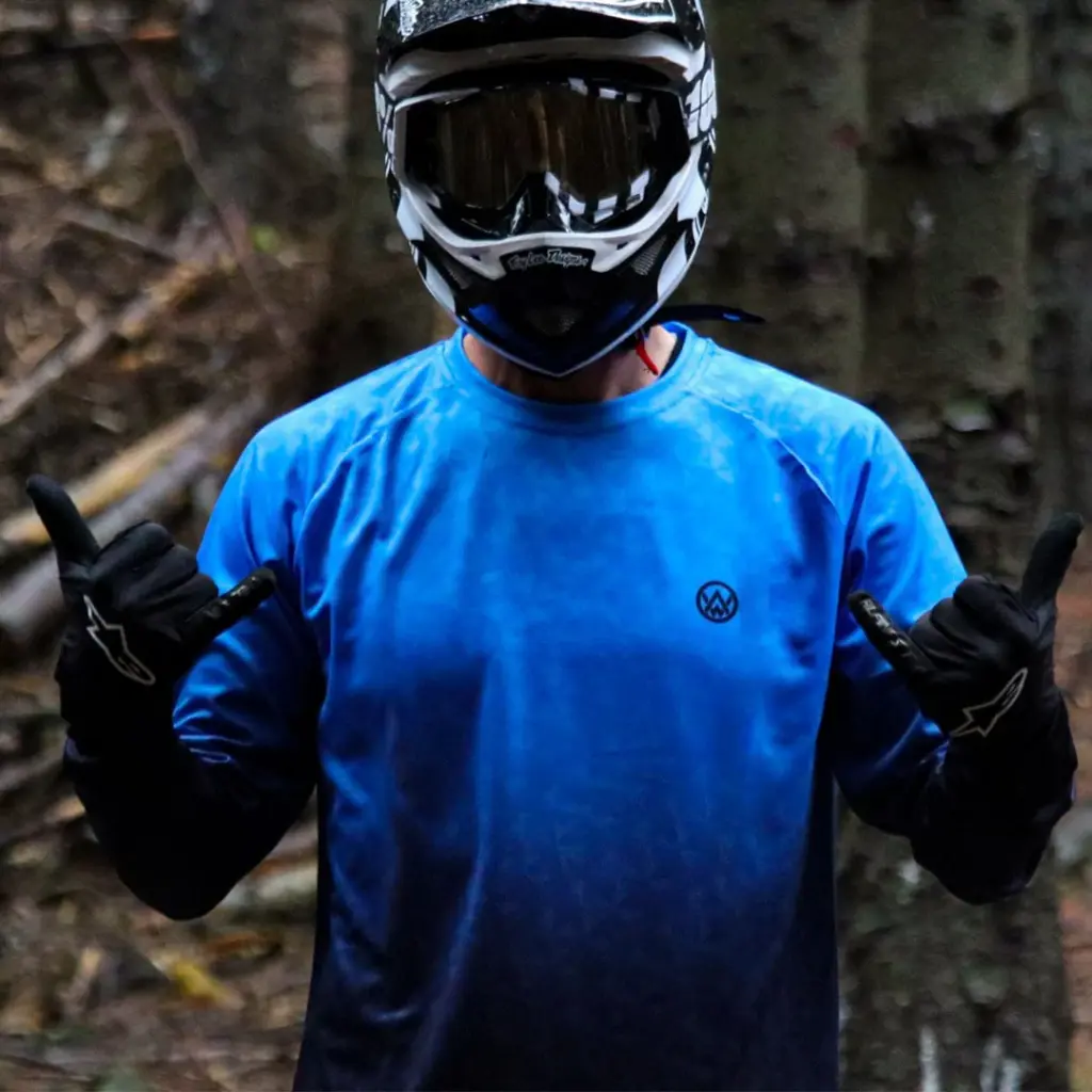 Triangulation Cobalt Long Sleeve MTB Jersey 4.webp
