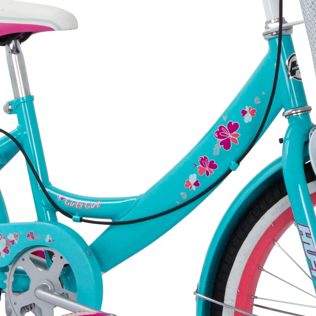 Girly Girl 20 inch Kids Bike Aqua Blue 2.webp