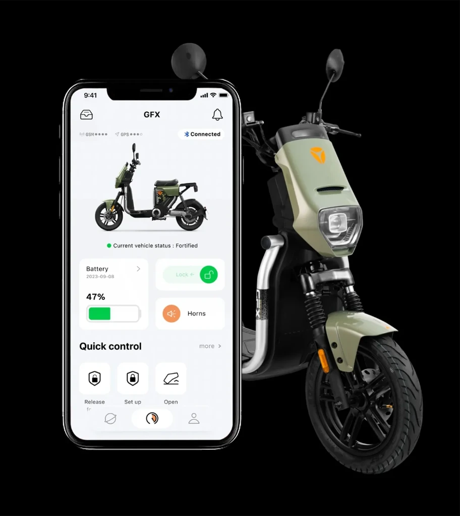 YADEA GFX app electronic moped.webp