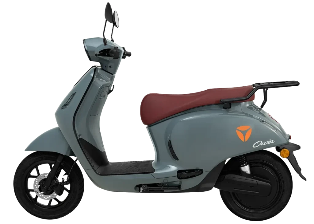 Yadea Owin Electric Moped grey.webp