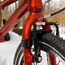 Mucky Nutz Junior Front Mudguard Face Fender Small in Doodle Black 3.webp
