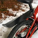 Mucky Nuts Junior Rear Mudguard Fender Small in Doodle Black 2.webp