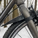 Mucky Nutz Junior Front Face Fender Mudguard Large in Doodle Black 2.webp