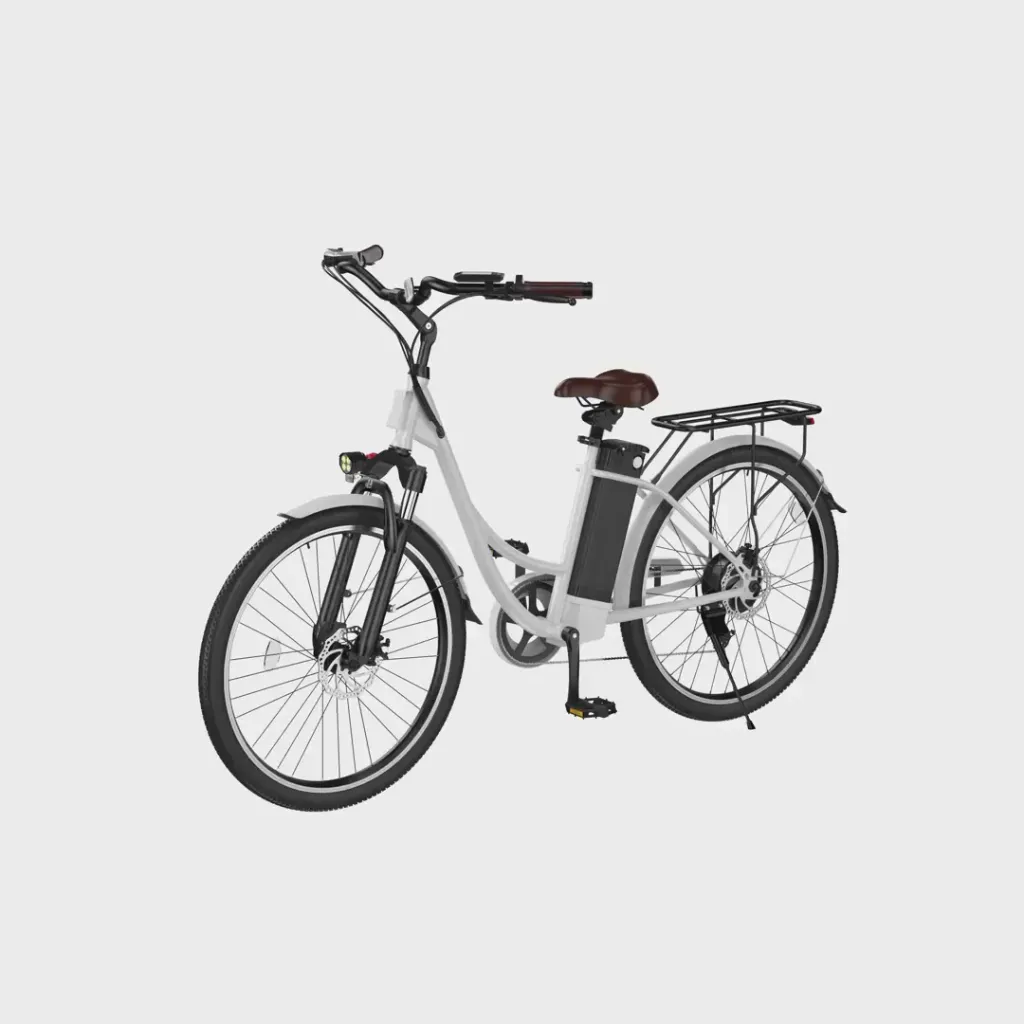 U2 Foldable Electric Bike 500W White 2.webp