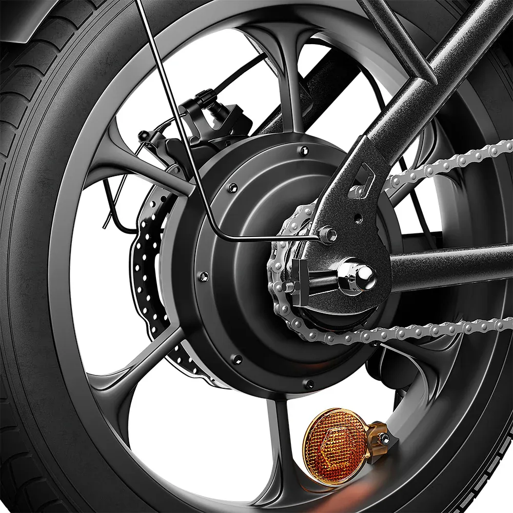 U4 Low Step Through Foldable Electric Bike Black 11.webp