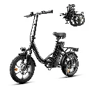 U4 Low Step Through Foldable Electric Bike Black 4.webp