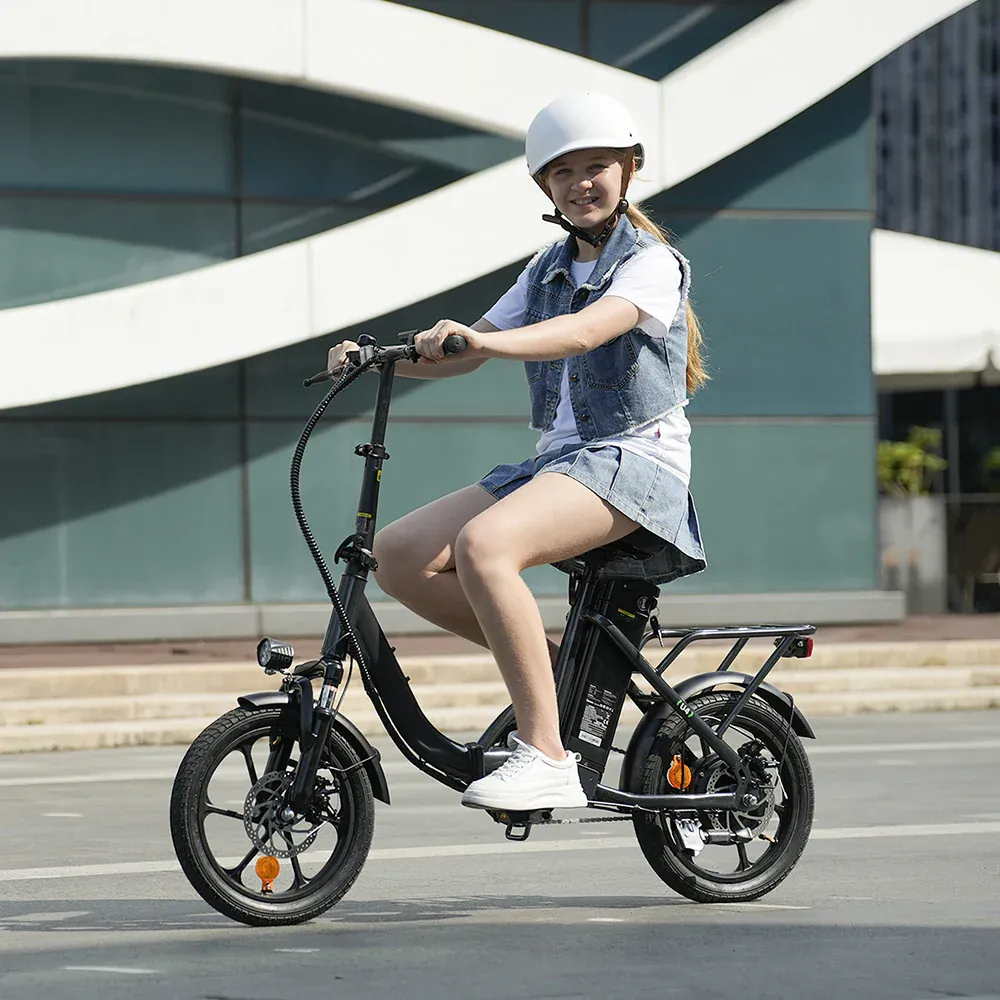 U4 Low Step Through Foldable Electric Bike Black 13.webp
