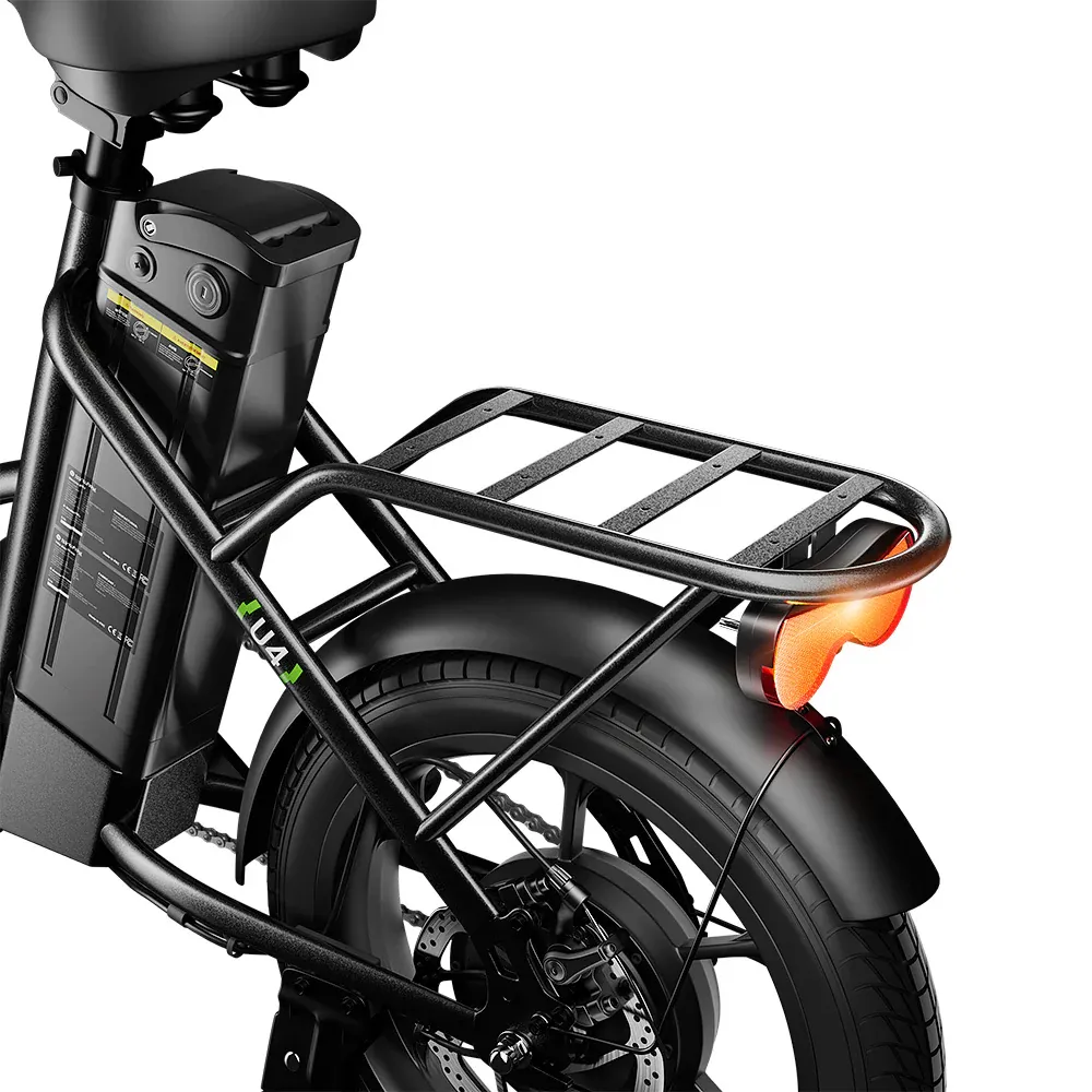 U4 Low Step Through Foldable Electric Bike Black 5.webp