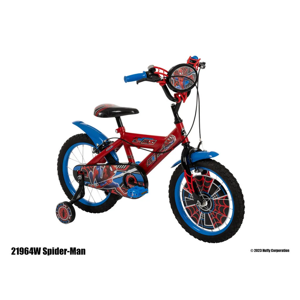 Huffy Marvel Spider-Man 16 inch Kids Bike RED_8.webp