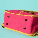Rolltop Backpack Bike Pannier Bag 2 in 1 Neon Pink