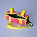 Neon Handlebar and Saddle Bag Pink