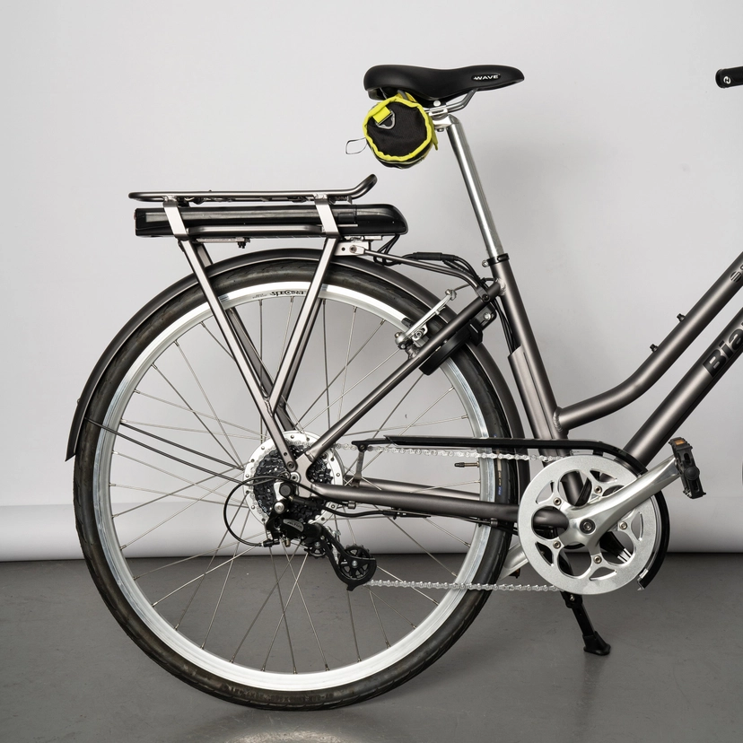 Neon Handlebar and Saddle Bag Black