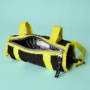 Neon Handlebar and Saddle Bag Black