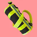 Neon Handlebar and Saddle Bag Black