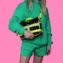 Neon Handlebar Bag Black