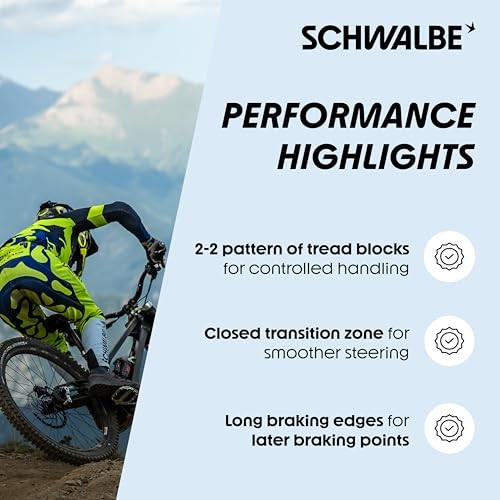 Schwalbe Tacky Chan Radial Bicycle Tire – Downhill & Enduro 27.5/29-inch MTB Tire with Radial Casing for Maximum Grip & Control – Gravity Pro & Tr