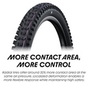 Schwalbe Tacky Chan Radial Bicycle Tire – Downhill & Enduro 27.5/29-inch MTB Tire with Radial Casing for Maximum Grip & Control – Gravity Pro & Tr