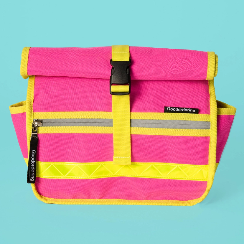 Neon Handlebar Bag Pink
