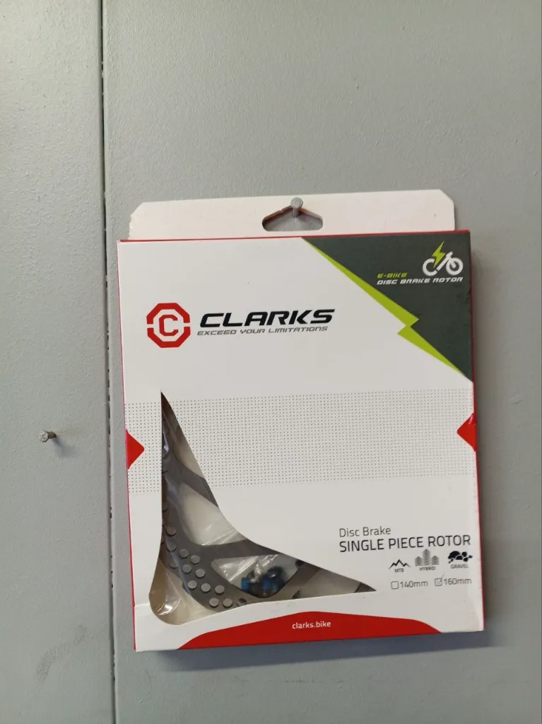 Clarks Stainless Steel E-Bike Disc Brake Rotor with 6 Rotor Bolts.webp