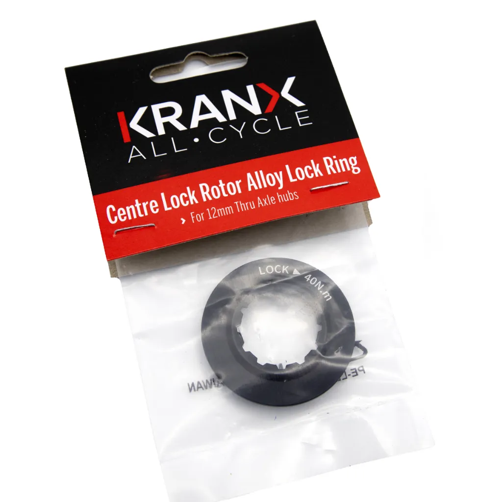 KranX Centre Lock Rotor Alloy Lock Ring for 12mm Thru Axle 2.webp