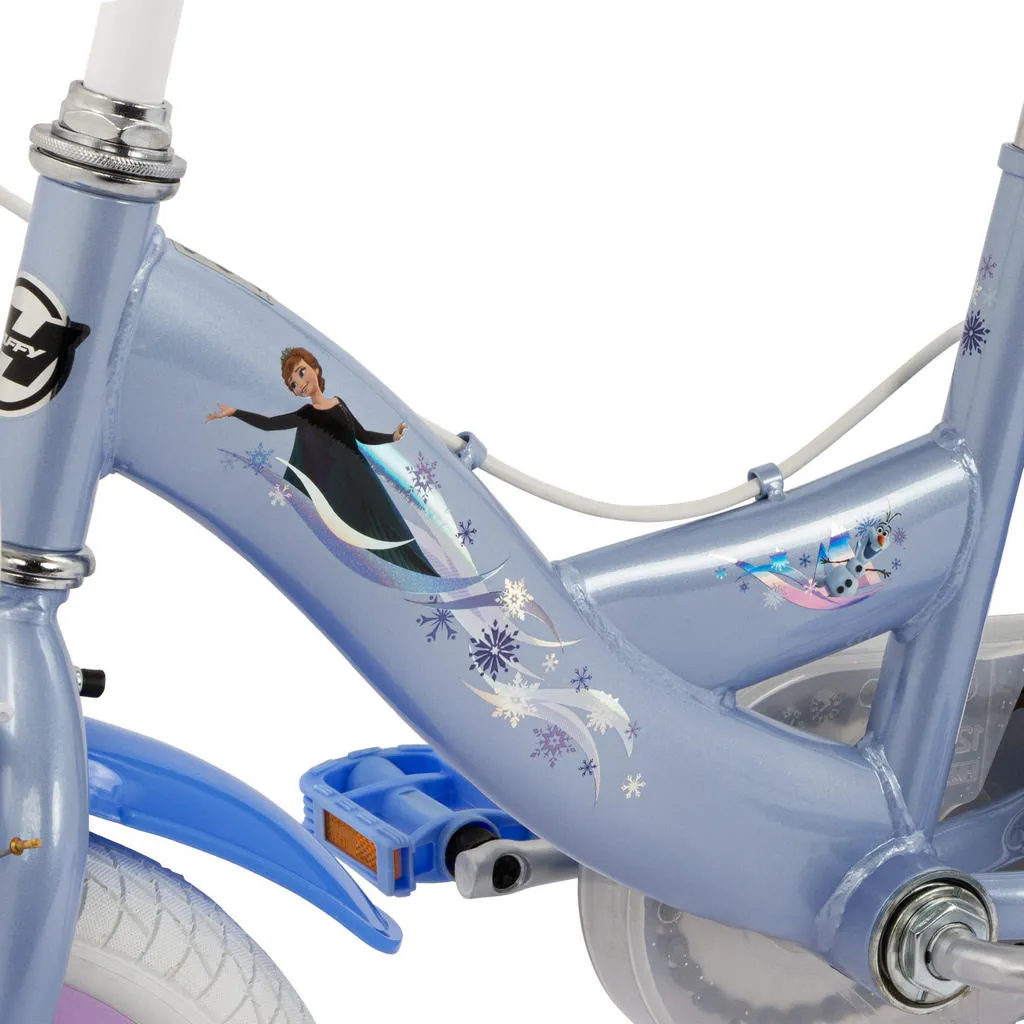 Huffy Disney Frozen 14 inch Kids Bike SILVE BLUE_8.webp