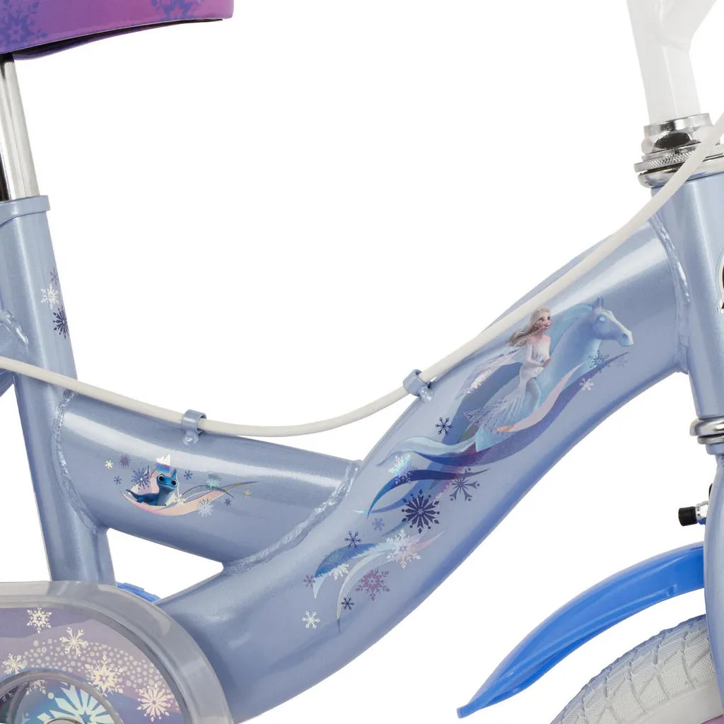 Huffy Disney Frozen 14 inch Kids Bike SILVE BLUE_10.webp