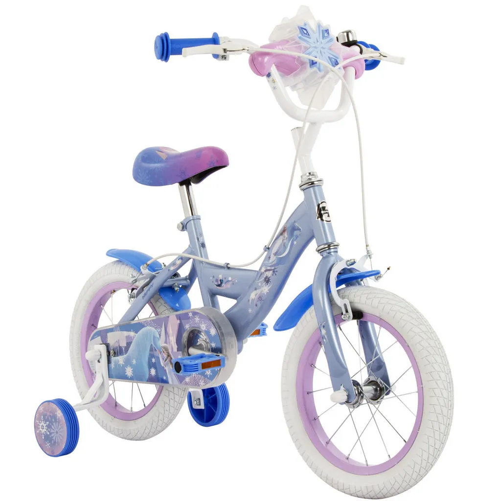 Huffy Disney Frozen 14 inch Kids Bike SILVE BLUE_11.webp