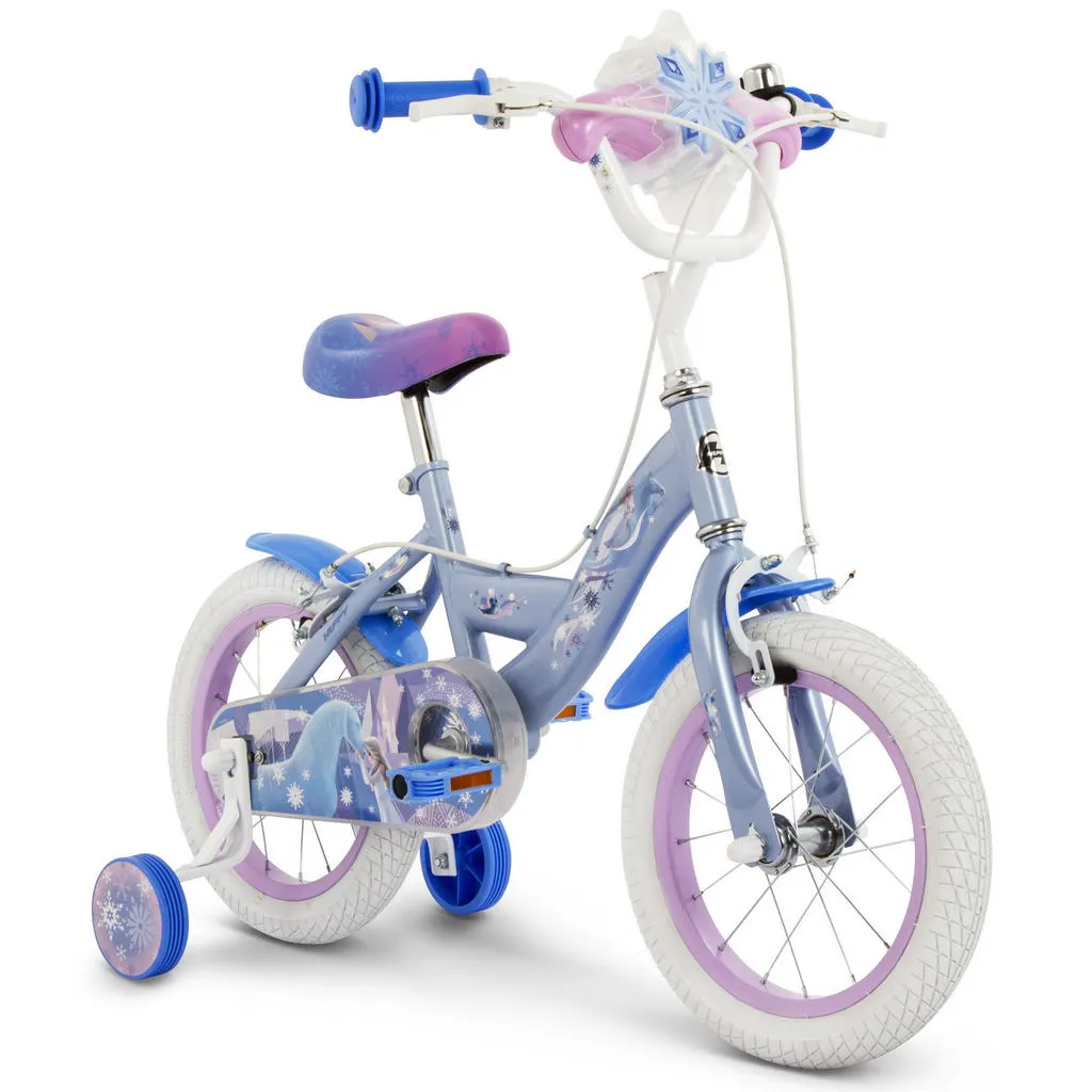 Huffy Disney Frozen 14 inch Kids Bike SILVE BLUE_12.webp