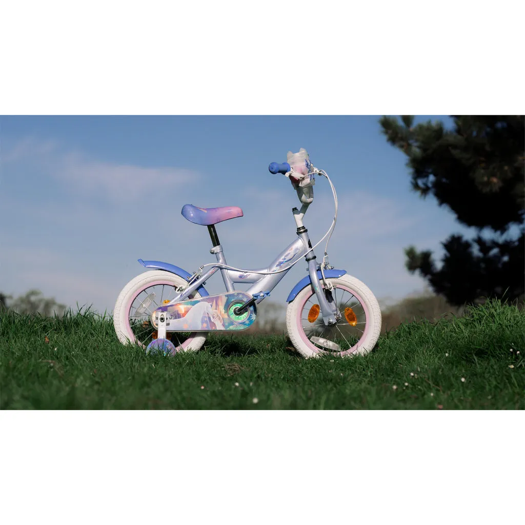 Huffy Disney Frozen 14 inch Kids Bike SILVE BLUE_14.webp