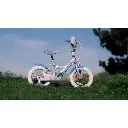 Huffy Disney Frozen 14 inch Kids Bike SILVE BLUE_14.webp