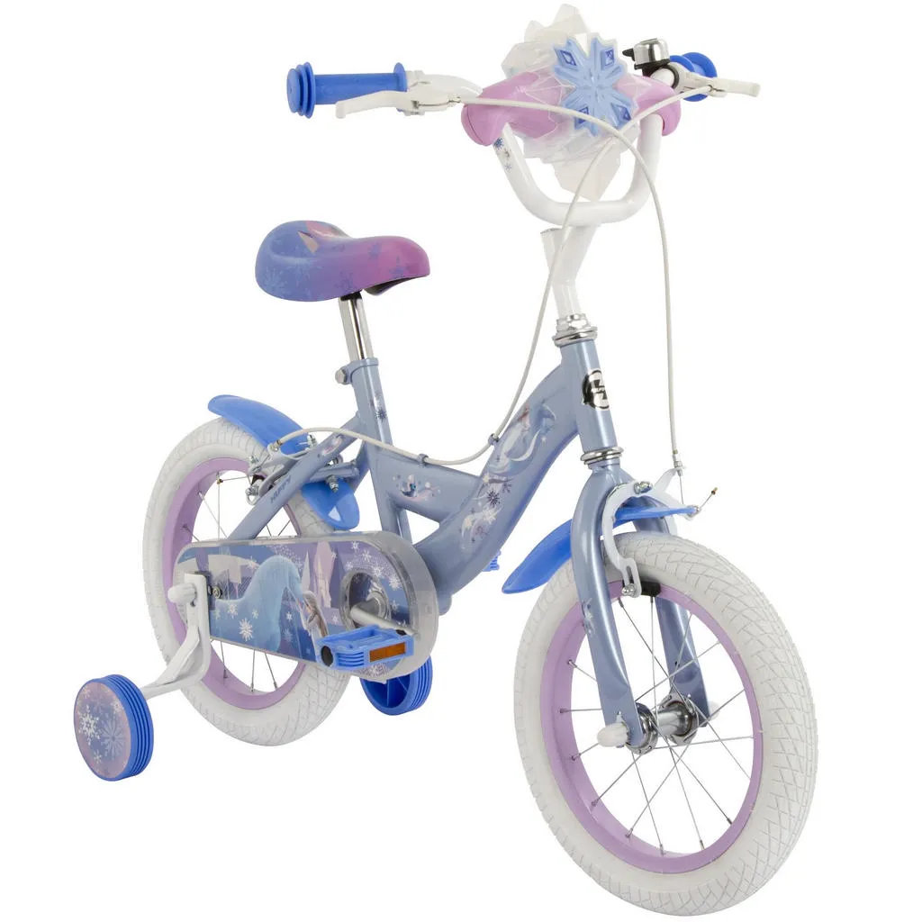 Huffy Disney Frozen 14 inch Kids Bike SILVE BLUE_3.webp