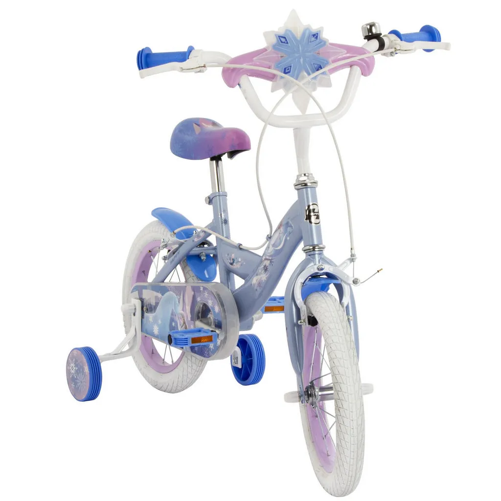 Huffy Disney Frozen 14 inch Kids Bike SILVE BLUE_7.webp
