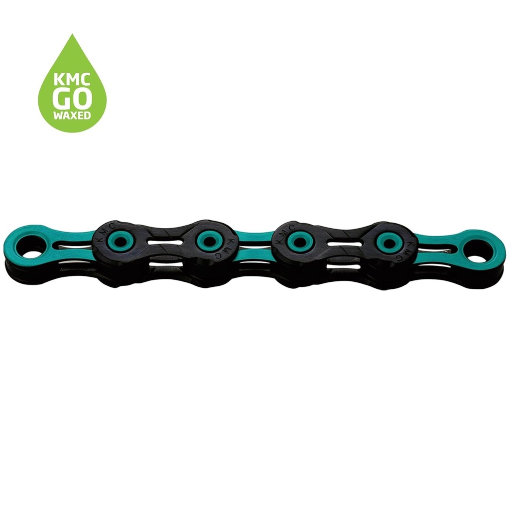 DLC 11 Speed Waxed Chain Black Celeste 118 Links