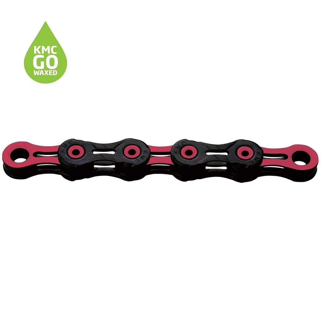 DLC 11 Speed Waxed Chain Black Pink 118 Links
