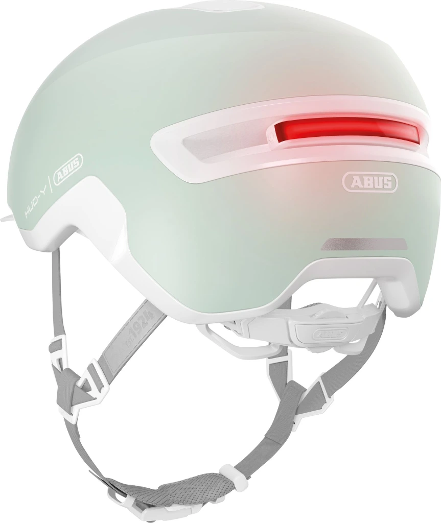 ABUS Hud-Y Pure Urban Bike Helmet in Mint 2.webp