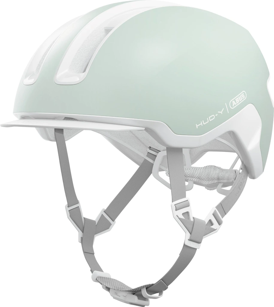 ABUS Hud-Y Pure Urban Bike Helmet in Mint 1.webp