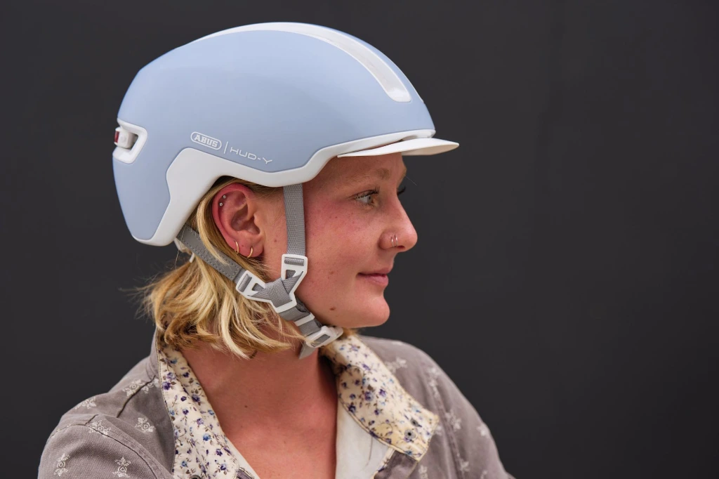 ABUS Hud-Y Pure Urban Bike Helmet in Aqua 4.webp