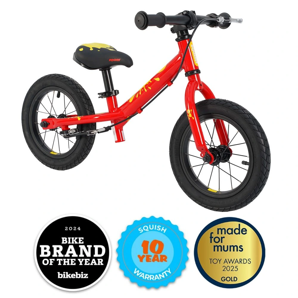 Squish 12 inch Kids Red Balance Bike 3.webp