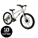 HOY Pentland 20 inch Kids Bike Titanium Silver 2.webp