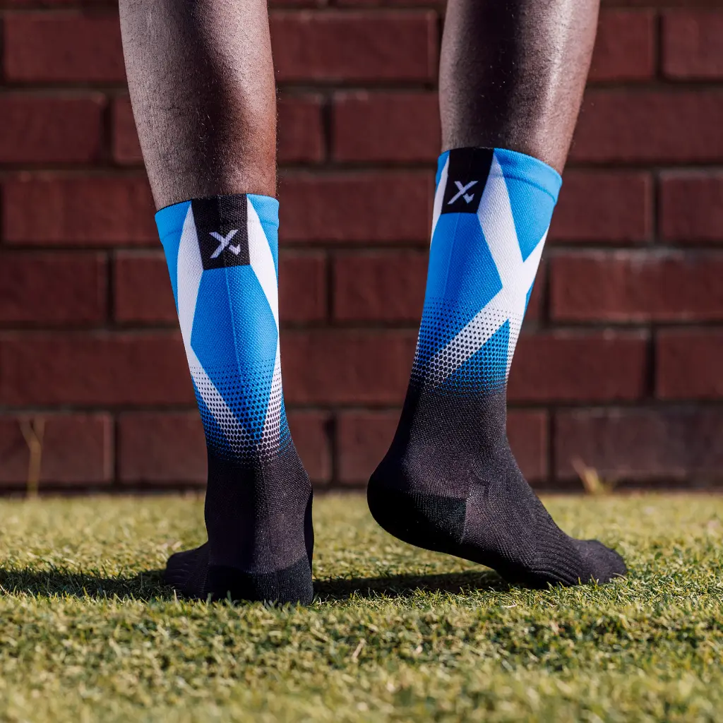Sox Footwear Scotland Flag Black Premium Crew Socks 3.webp
