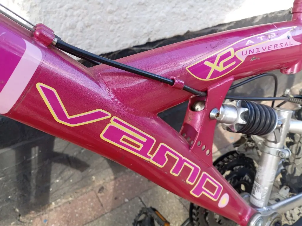 Vamp X2 girls full suspension bike 4.webp