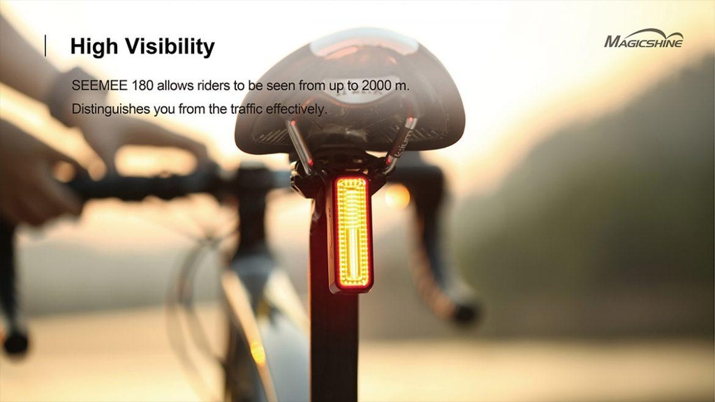 Seemee 180 V2 Bike Tail Light by Magicshine®