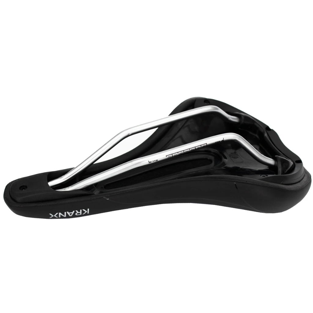 KranX Base 160 Commuter & MTB Saddle in Black 3.webp