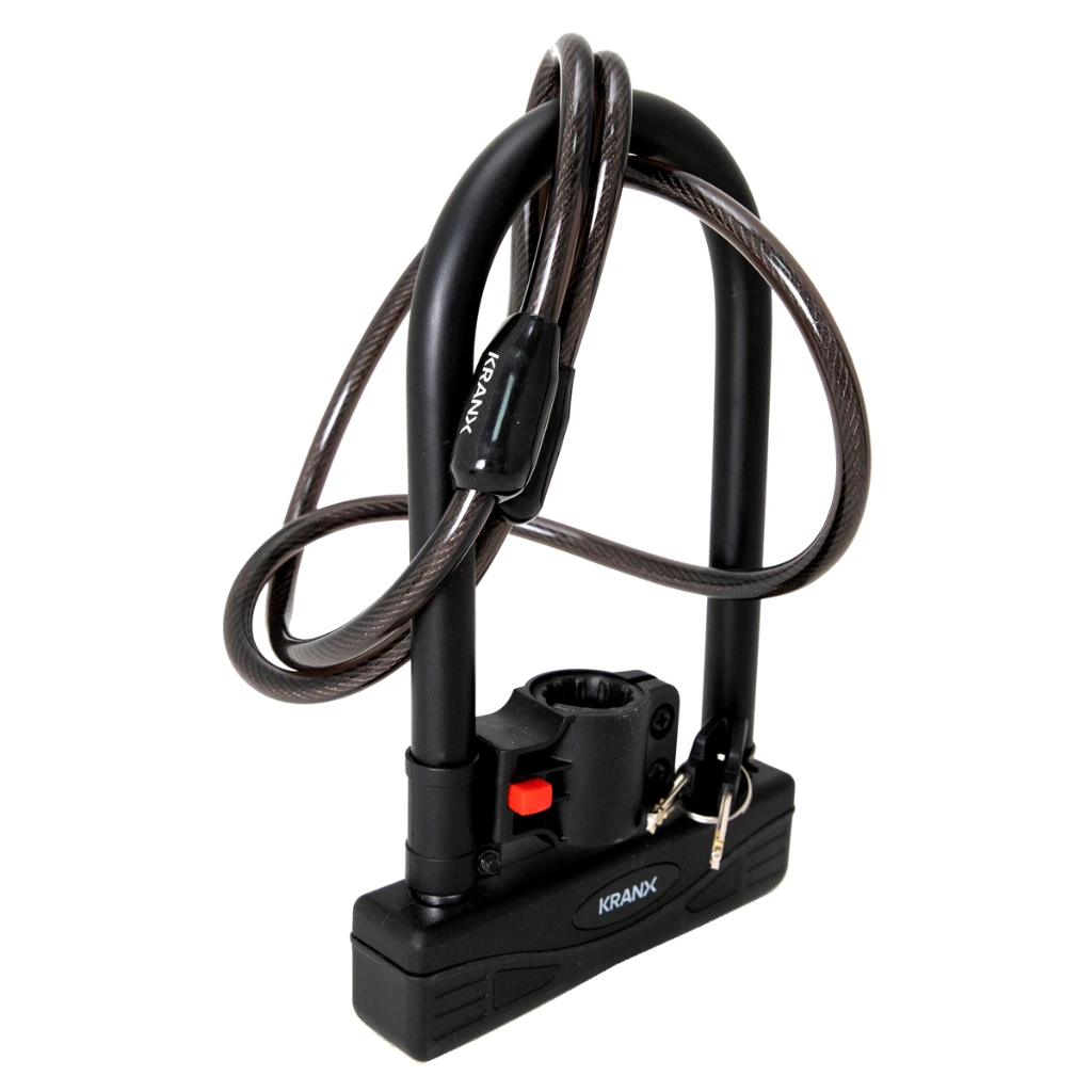 KranX Citadel Plus 16mm 270mm U-Lock With Security Cable GOLD Sold Secure 2.webp