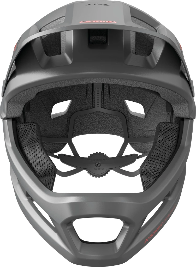 ABUS YouDrop FF Kids Full Face MTB Helmet in Ti Silver 48-55cm 2.webp