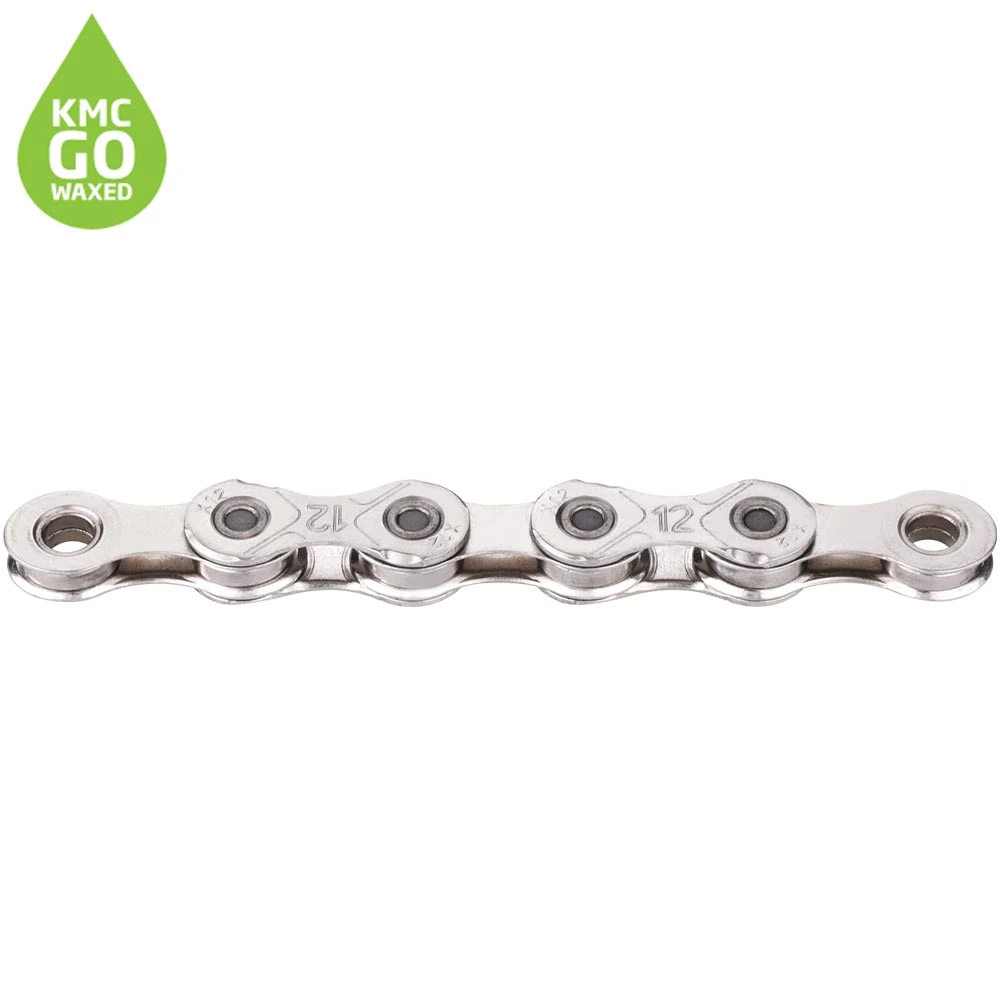[KMC-BX12NP126W1] X12 Bike Chain Waxed - Shimano 12 speed Silver