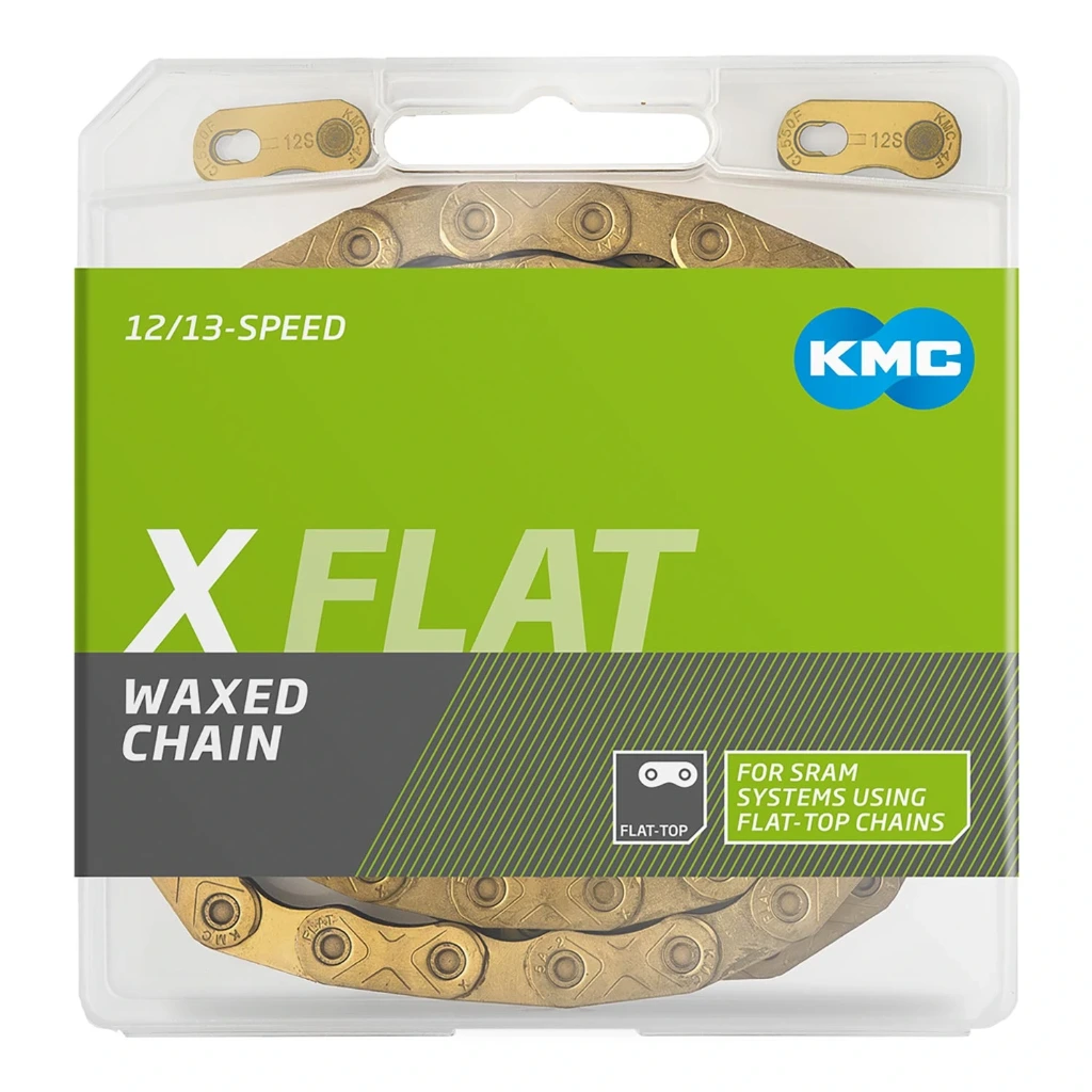 [BXFLATTI26W] X FLAT 12 speed Bike Chain 126 Links Gold SRAM Flattop Systems