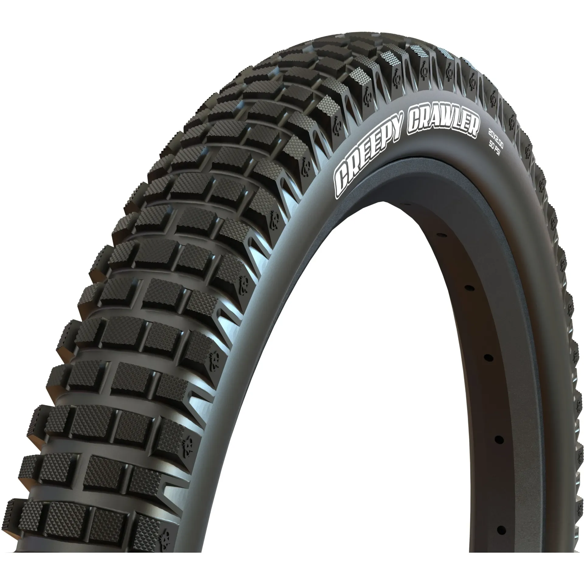 [TB35877000] Maxxis Creepy Crawler Rear ST Black / Super Tacky / 20x2.50 / Clincher - Wire Bead