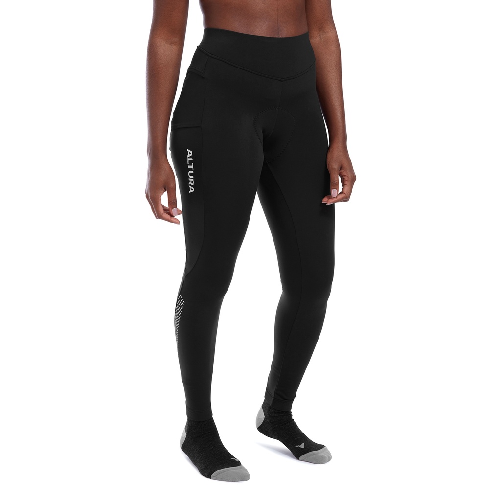 [AL34WPPLUSWT1-BL-14] Altura Progel Plus Women's Cycling Waist Tights BLACK Size 14