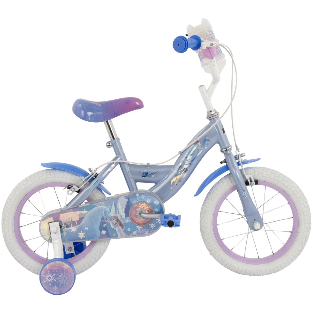 Huffy Disney Frozen 14 inch Kids Bike SILVER/BLUE (4 years)